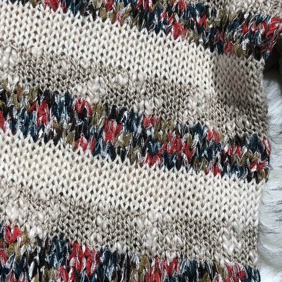 Urban Outfitters Cooperative Colorful Multicolor Striped Knit Sweater XS - Picture 5 of 6